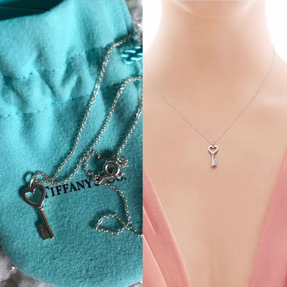 Tiffany & Co Heart Key Pendant